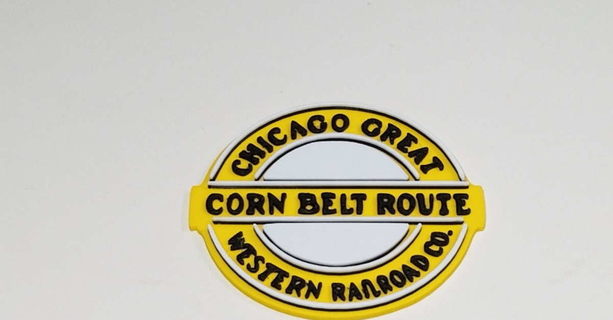 Corn Belt Route CGW Railway Sign PNH10 All Nation Line