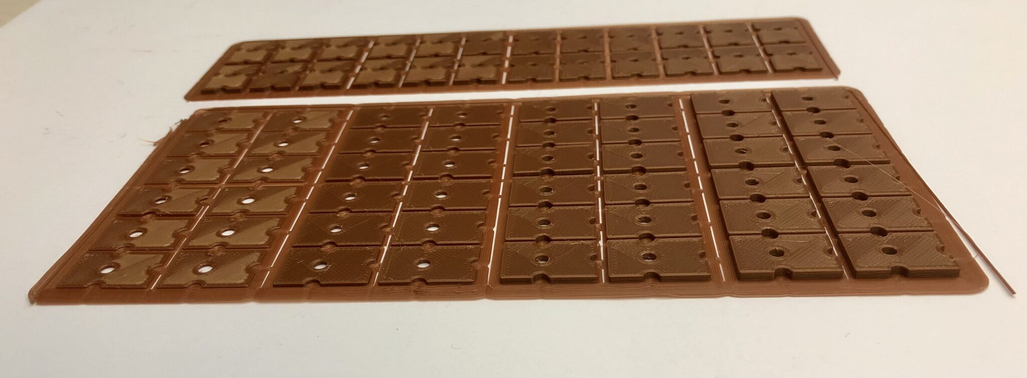 Kadee O Scale 2 Rail Coupler Shims Copper Color 3D Printed PN