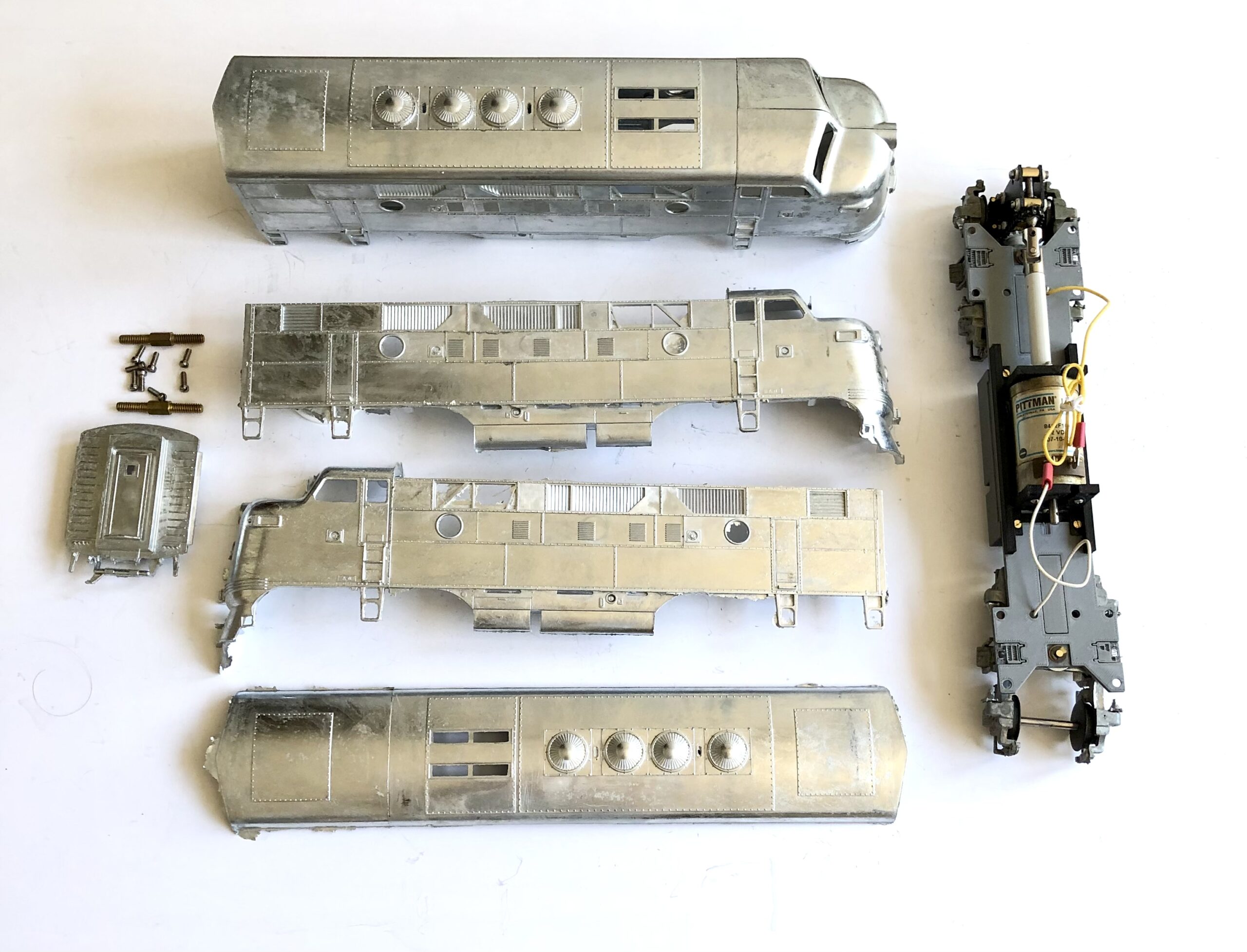 All Nation F7 A Unit Diesel Locomotive Newly Minted Diecast ZINC (Parts, Kits, Transmission, Ready to Run) You Choose!