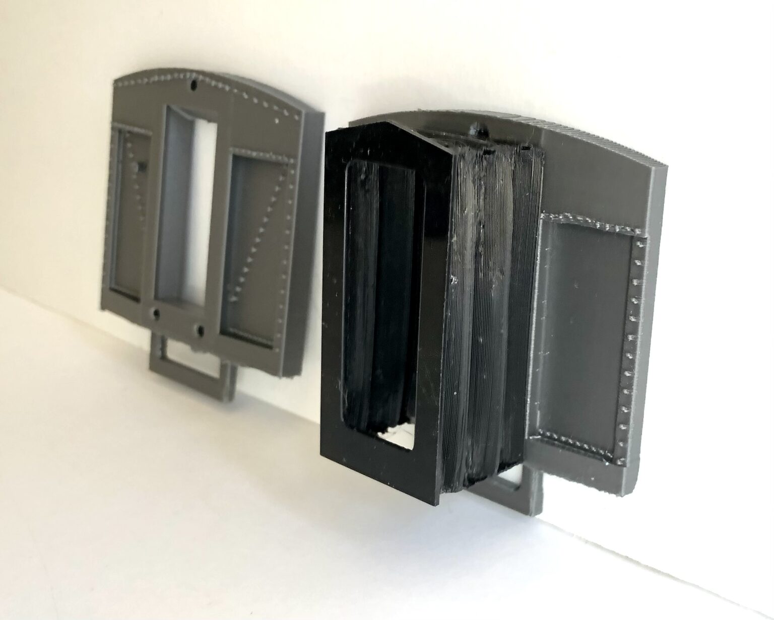 All Nation O Scale Passenger Car Diaphragm Kit 3D Printed Bellows (2