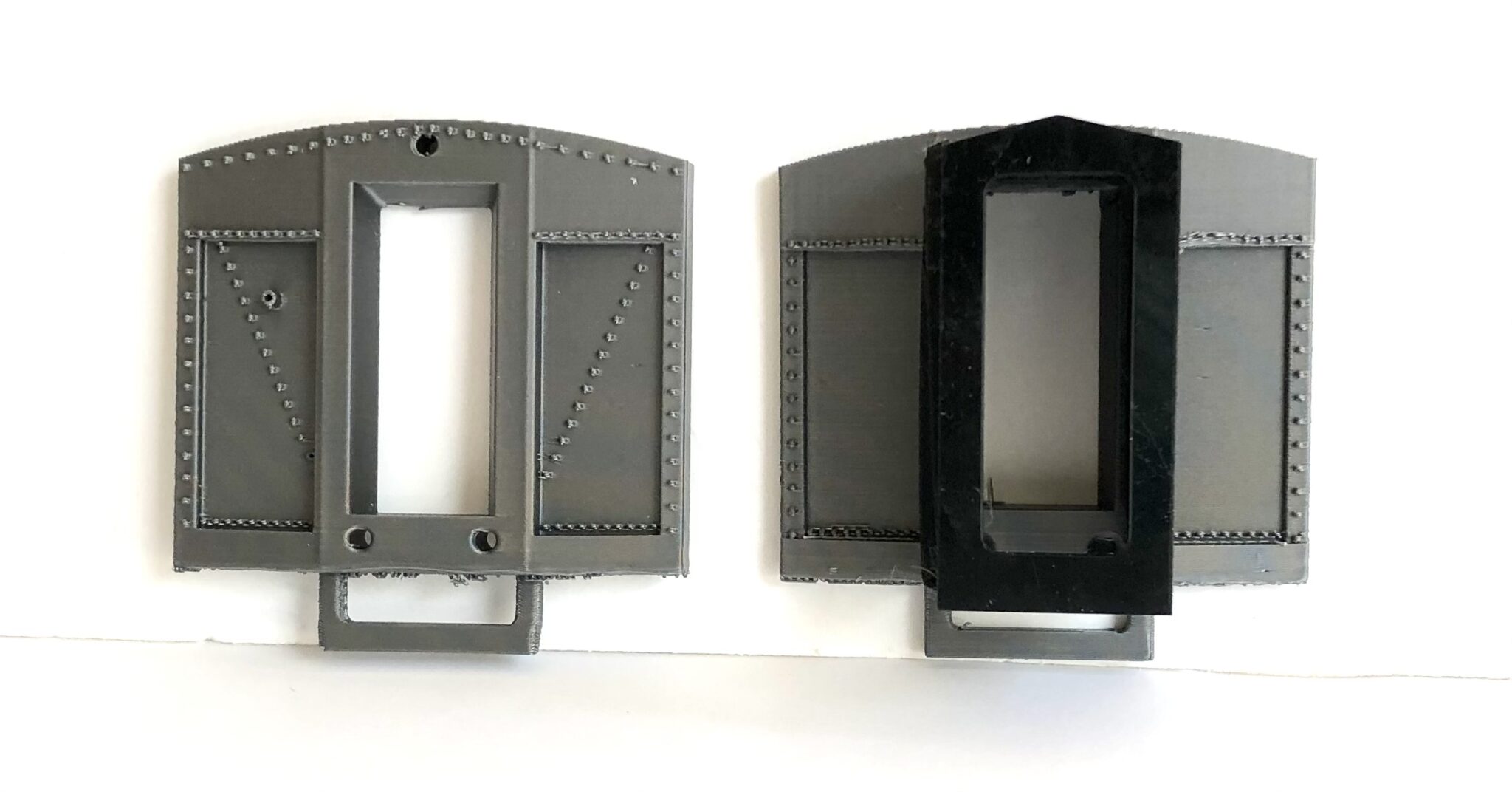 All Nation O Scale Passenger Car Diaphragm Kit 3D Printed Bellows (2