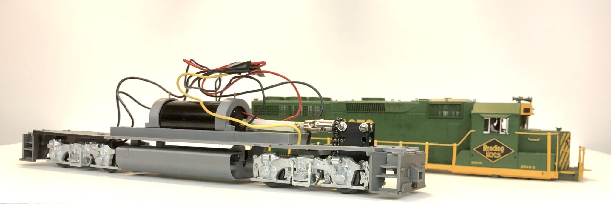 3 Rail to 2 Rail Conversion MTH GP402 All Nation Single Drive