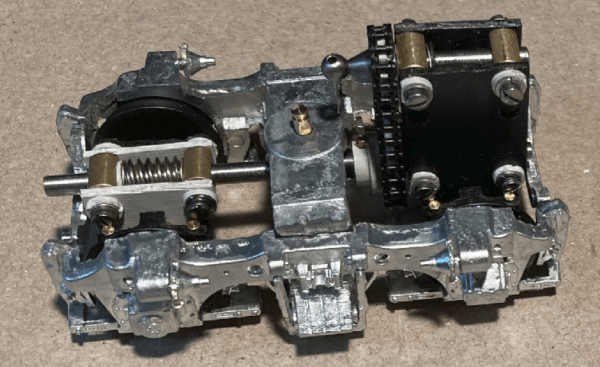 3 Rail to 2 Rail Conversion MTH GP40-2 All Nation Single Drive Transmission NO ENGINE BODY O Scale PN#367 - Image 5