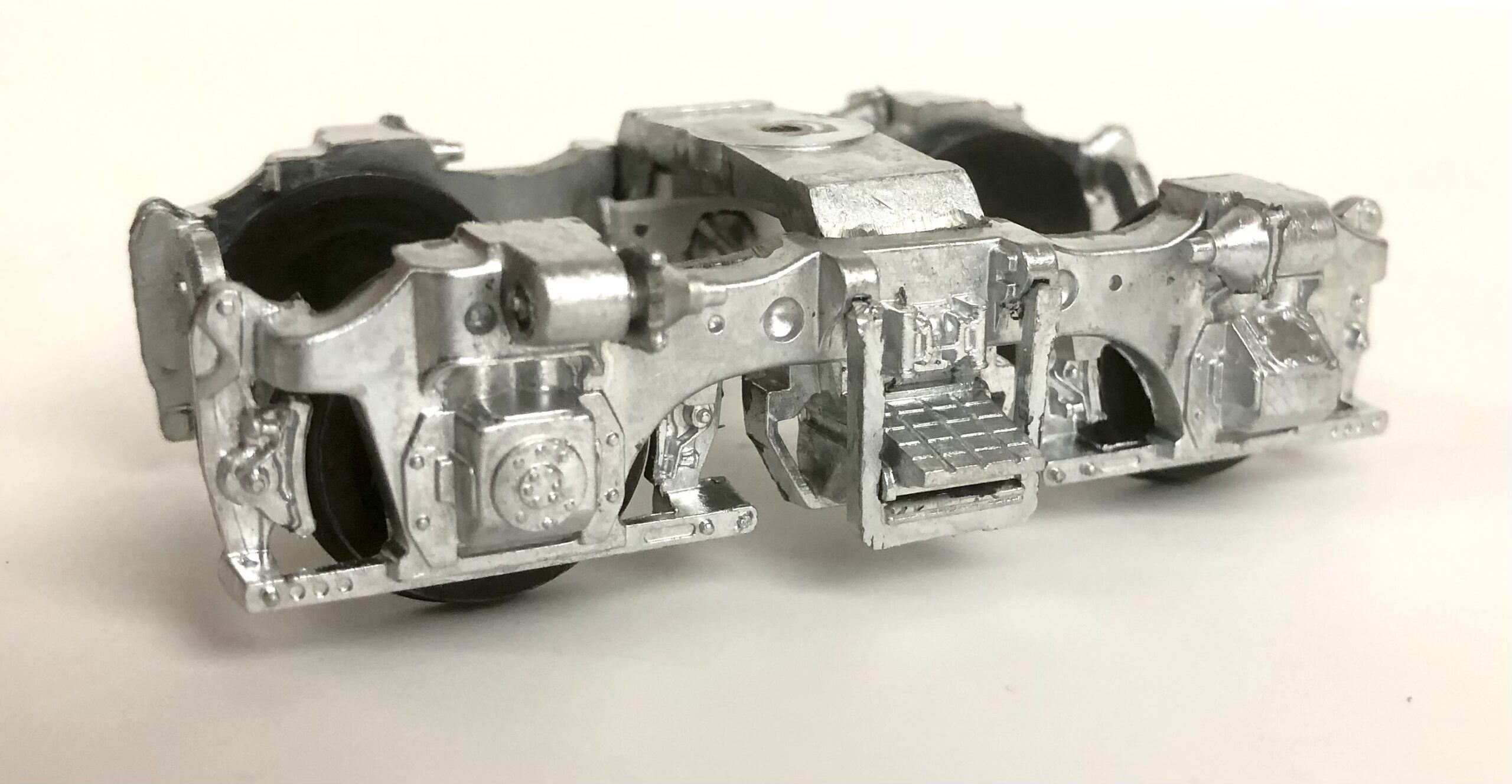 3 Rail to 2 Rail Conversion MTH GP35 All Nation Single Drive Helical Gear Tower Transmission Blomberg Trucks Ready to Run (with Pilots) PN#392AN - Image 14