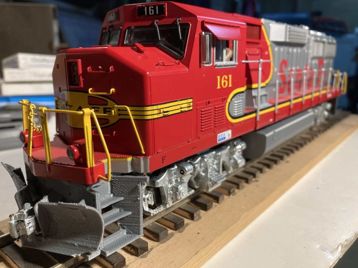 3 Rail to 2 Rail Conversion MTH GP60M All Nation Single Drive Helical