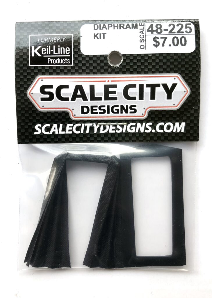 DIAPHRAGM BELLOWS (2) & STRIKER (2) KIT O Scale FKA KEIL LINE PN48225