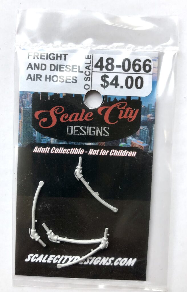 Freight and Diesel Air Hoses (4) O Scale FKA Keil Line PN48066 All