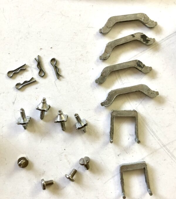 All Nation Blomberg Truck Sideframe Kit Unassembled (1 Pair) With Power Truck Journal Bearings (8) No Wheels PN#491ANK - Image 2