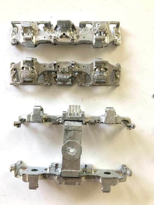 All Nation Blomberg Truck Sideframe Kit Unassembled (1 Pair) With Power Truck Journal Bearings (8) No Wheels PN#491ANK - Image 3
