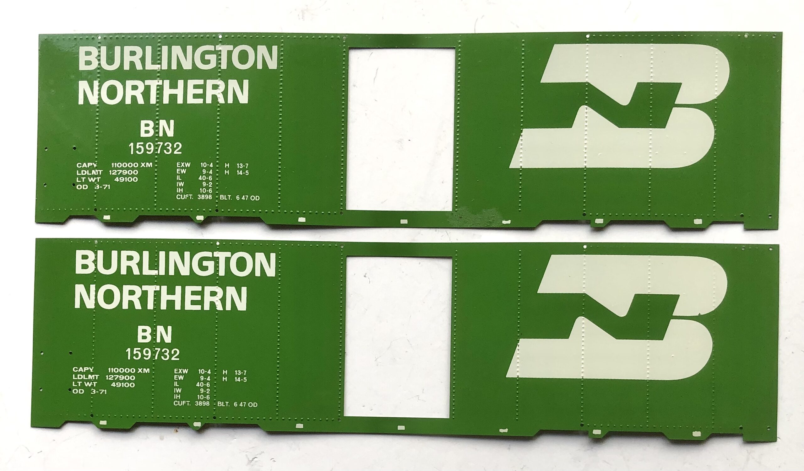 All Nation 40' Steel Boxcar BASIC Starter Kit (32 Sides to Choose From) PN#495AN - Image 11