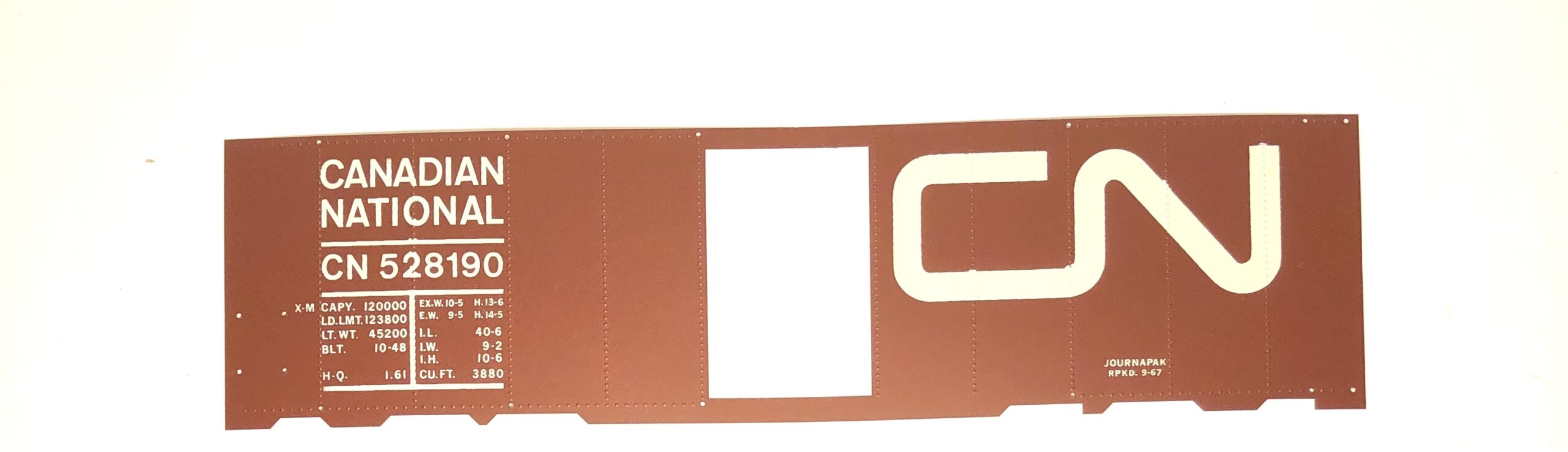 All Nation 40' Steel Boxcar BASIC Starter Kit (32 Sides to Choose From) PN#495AN - Image 34