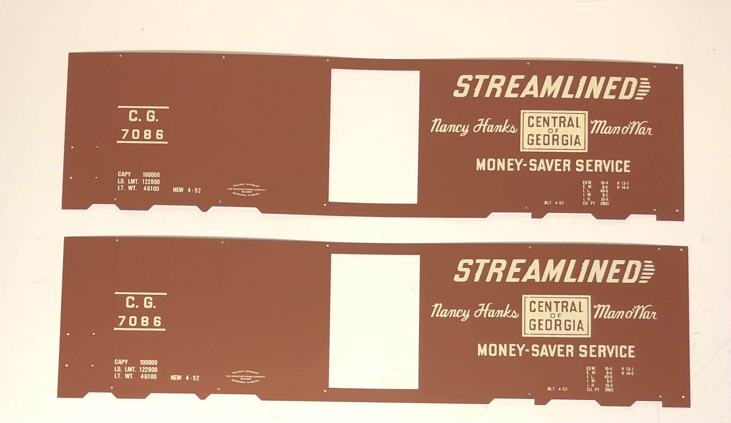 All Nation 40' Steel Boxcar BASIC Starter Kit (32 Sides to Choose From) PN#495AN - Image 25