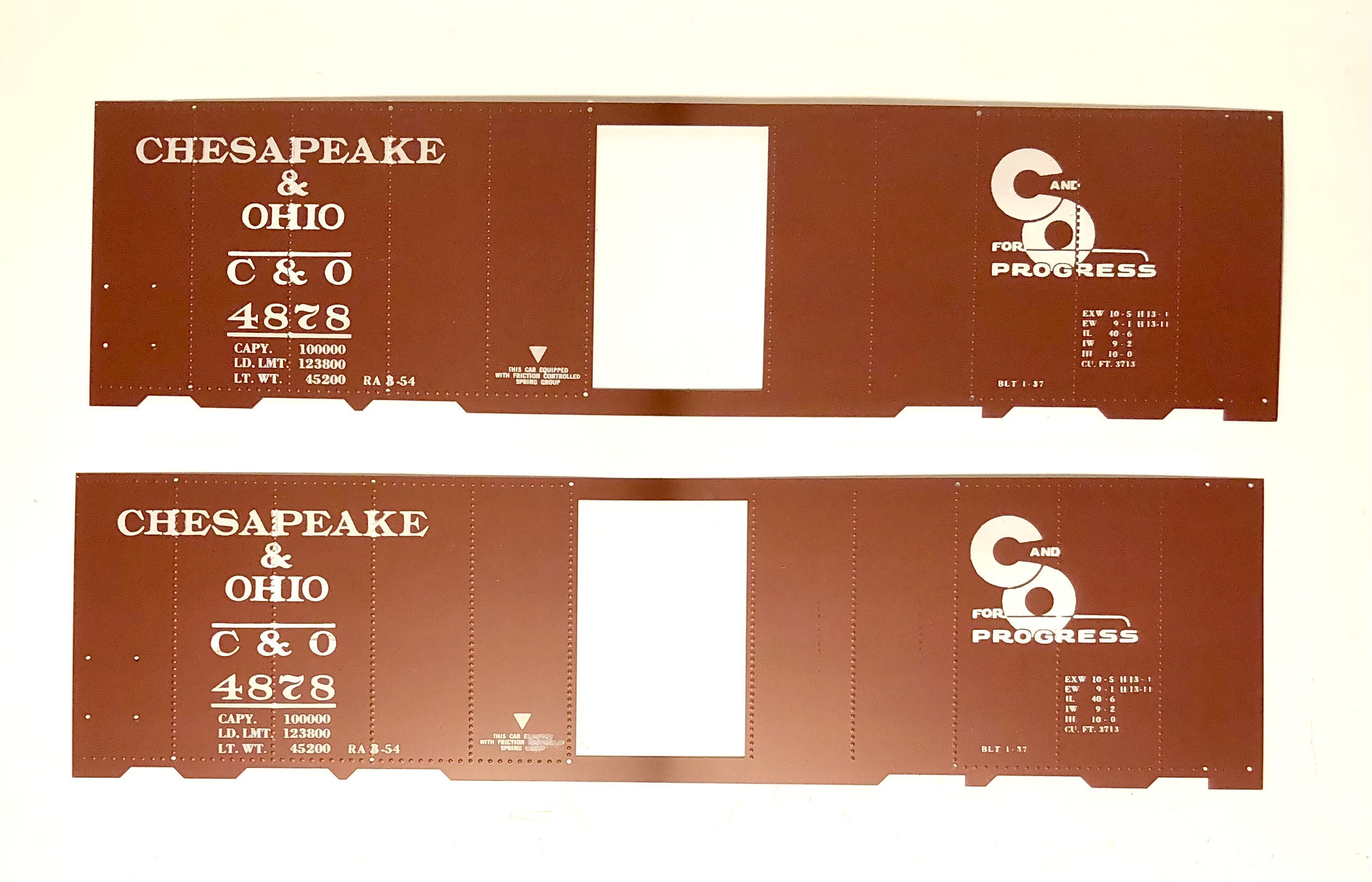 All Nation 40' Steel Boxcar BASIC Starter Kit (32 Sides to Choose From) PN#495AN - Image 20