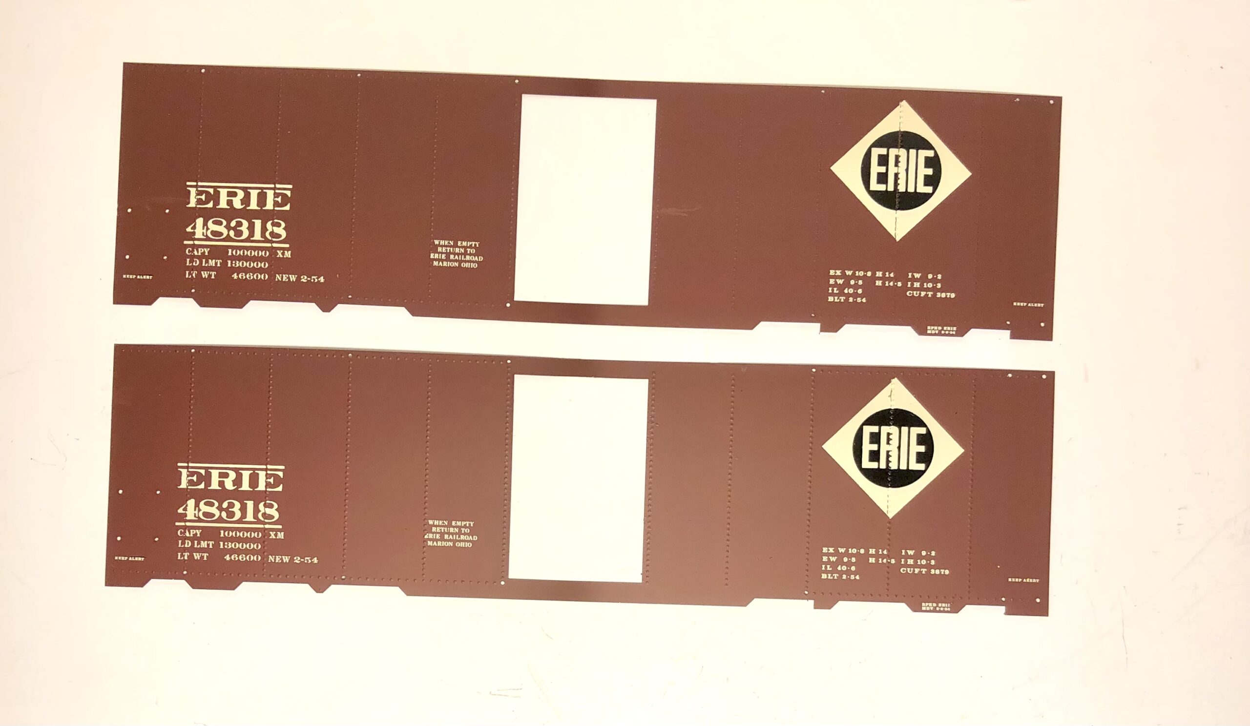 All Nation 40' Steel Boxcar BASIC Starter Kit (32 Sides to Choose From) PN#495AN - Image 30