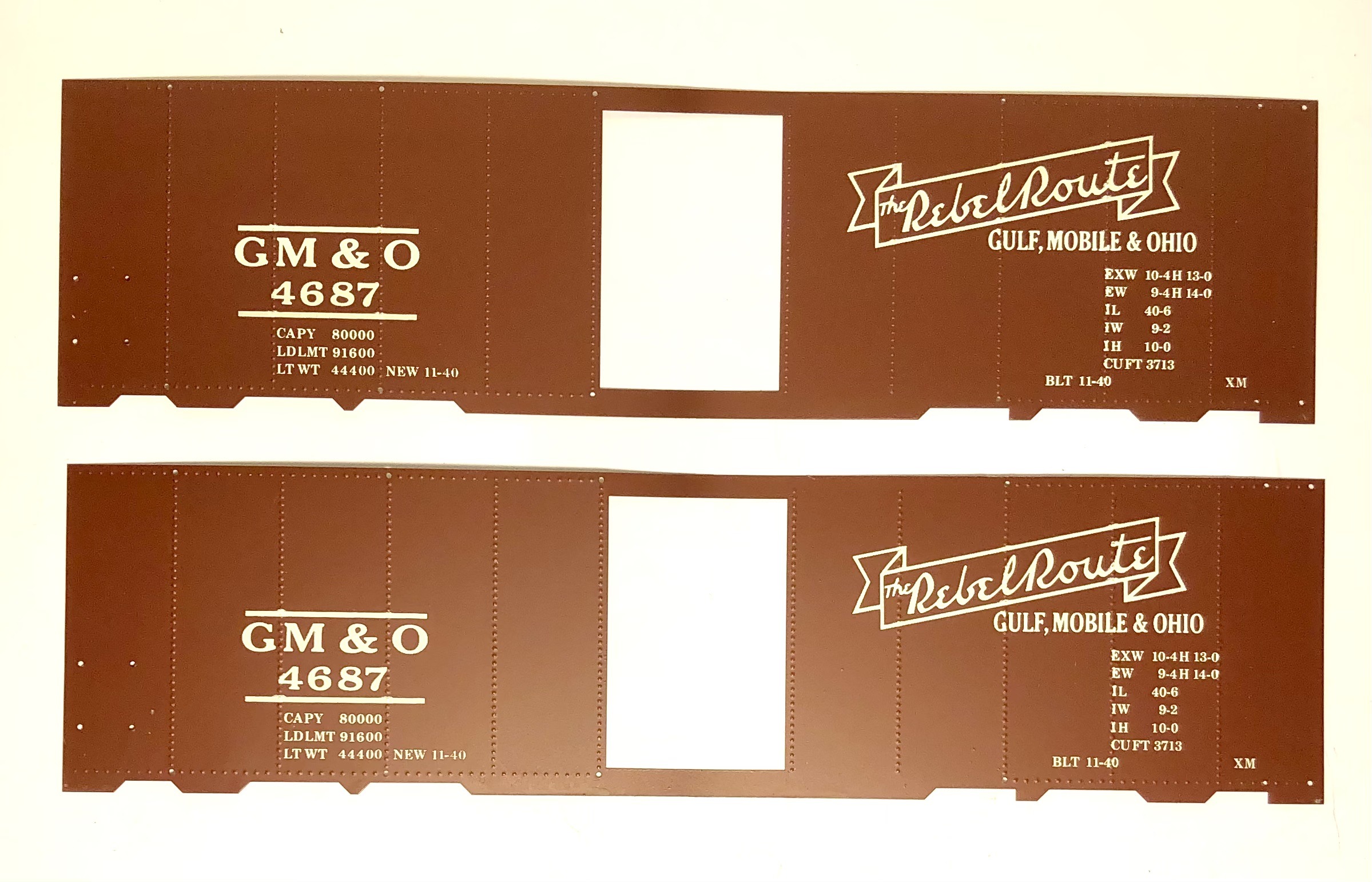 All Nation 40' Steel Boxcar BASIC Starter Kit (32 Sides to Choose From) PN#495AN - Image 24