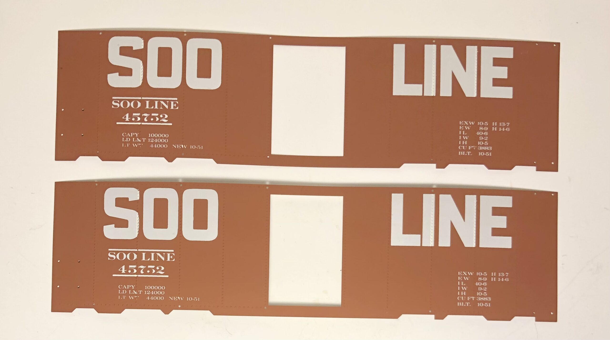 All Nation 40' Steel Boxcar BASIC Starter Kit (32 Sides to Choose From) PN#495AN - Image 31
