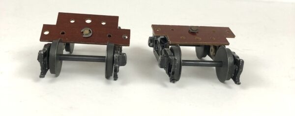 NW2 Switcher Dummy Trucks (1 Pair) with Mounting Platform Assembled New Old Stock PN#601AN - Image 5