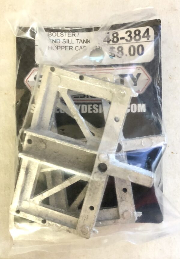 Bolster/End Sill Tank Car / Hopper Scale City PN#48-384