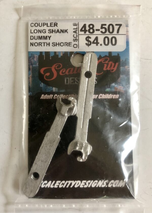 Coupler Long Shank Dummy North Shore O Scale PN#48-507