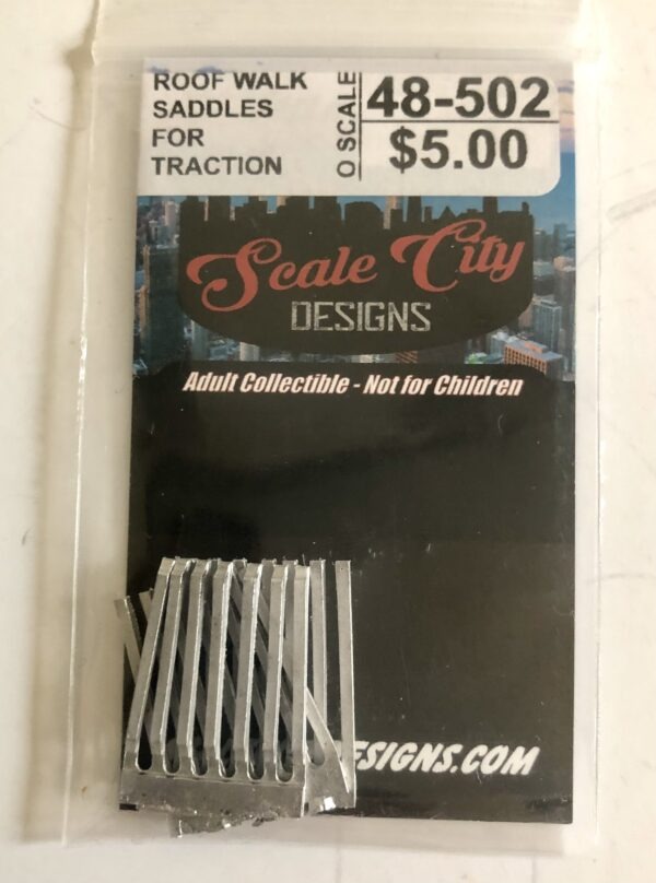 Roof Walk Saddles For Traction O Scale PN#48-502