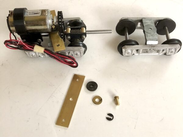 All Nation RDC Power Truck Chain Drive & Trailing Truck - 12VPittman PN#443AN