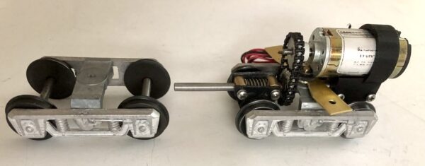 All Nation RDC Power Truck Chain Drive & Trailing Truck - 12VPittman PN#443AN - Image 2