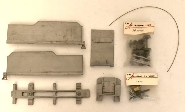 Coal Tender, Cast Metal Kit PN#625AN