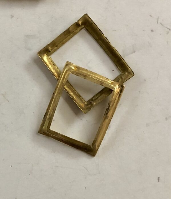 Window Frames, Caboose, Brass (10/Pack) PN#9608 - Image 2
