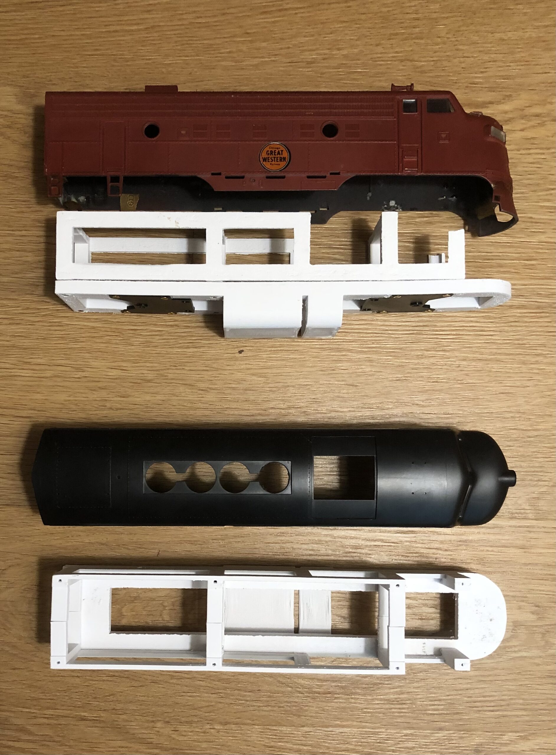 Chassis, Tank & Cage: Atlas F9 Clone/P&D F Units, All Nation F Units or Generic F Unit Restoration (You Choose) PN#679ANK - Image 11