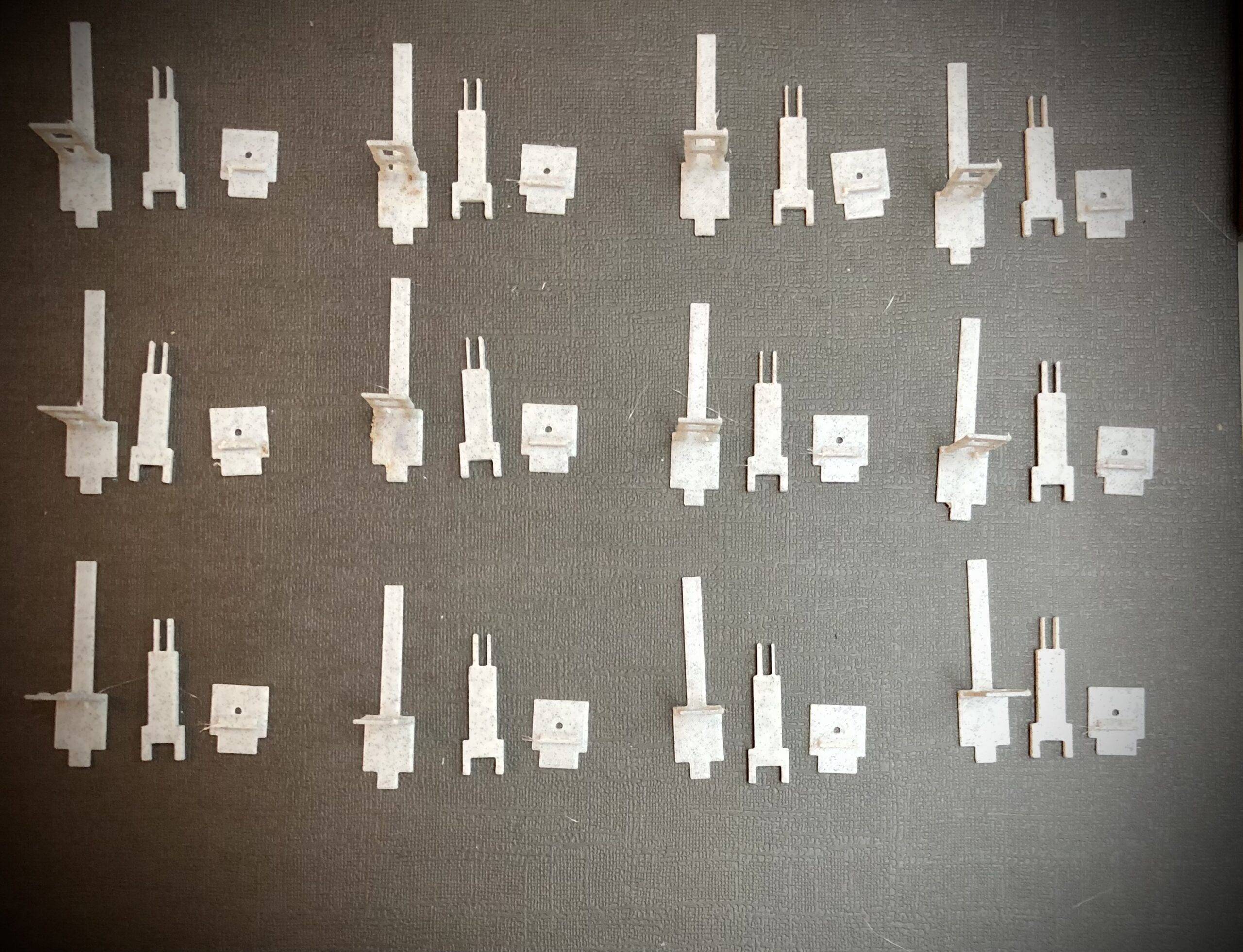 Hitch Flat Car (12 sets - 3 pieces Kit /bag) PN#691AN - Image 2