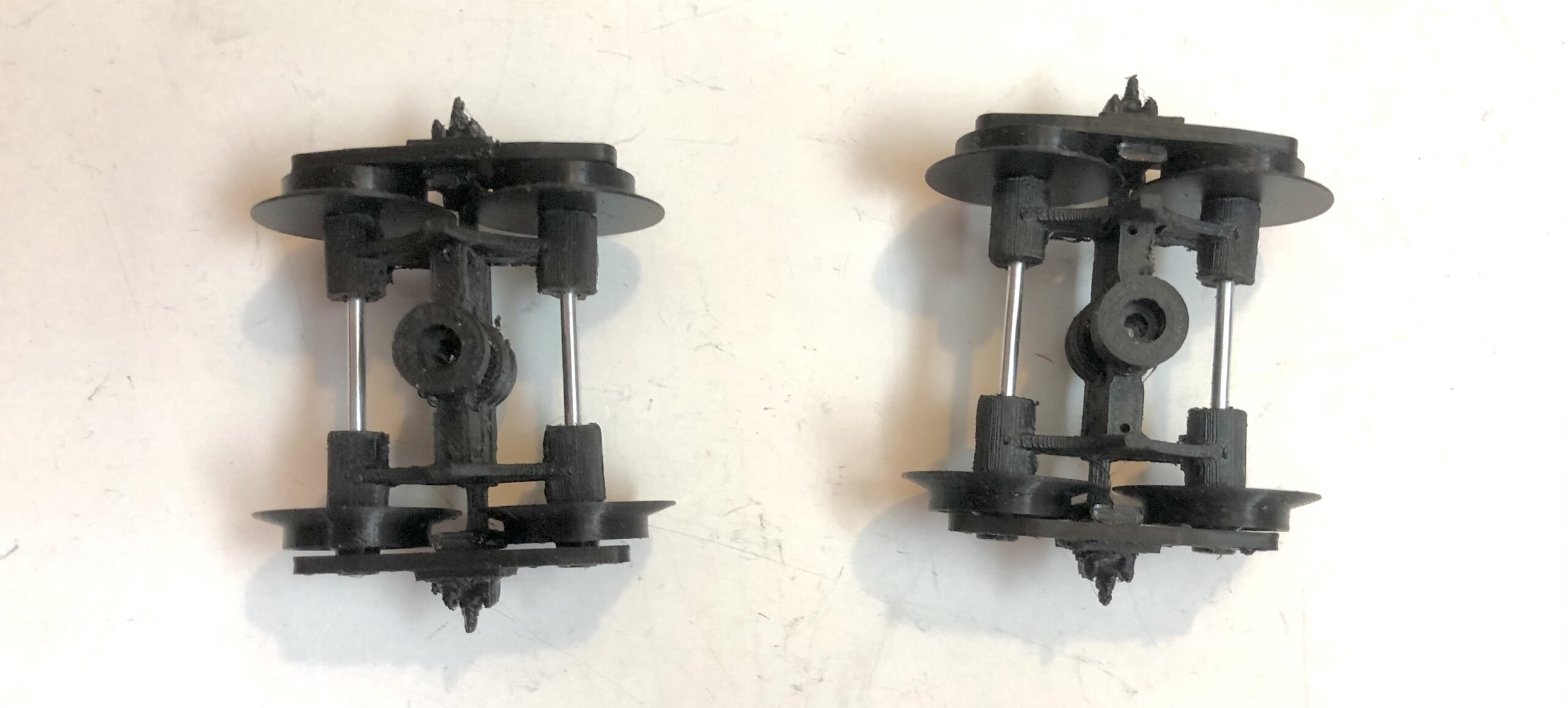 Scale Model Railways Megow 31' 3" C&O Steel Caboose KIT With 1 Pair L Gauge Pop-on Pop-off Trucks 3D Printed PN#3620ANKLGauge - Image 22
