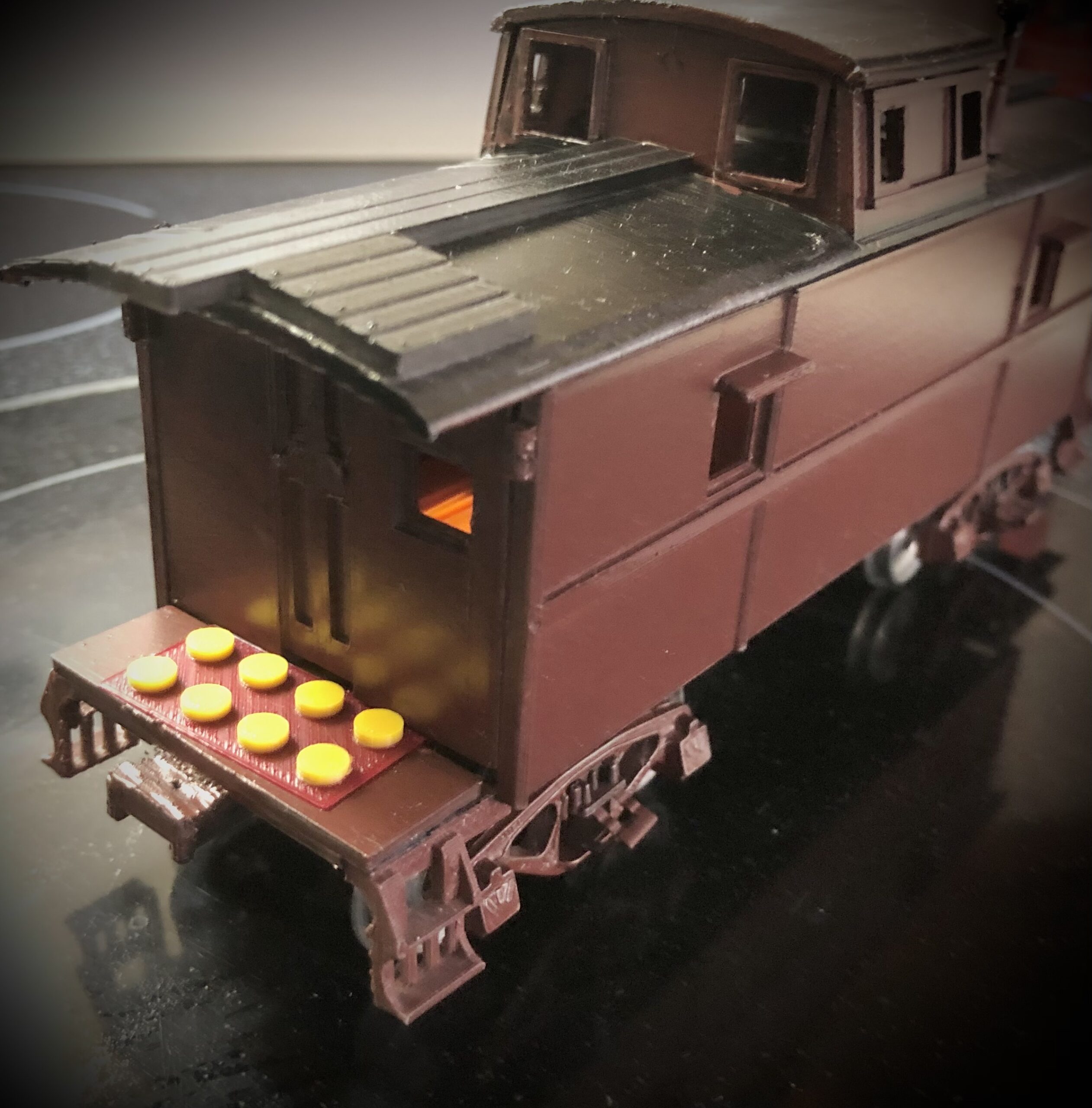 Scale Model Railways Megow 31' 3" C&O Steel Caboose Kit 3D Printed (Minus Trucks) PN#3620ANK - Image 5