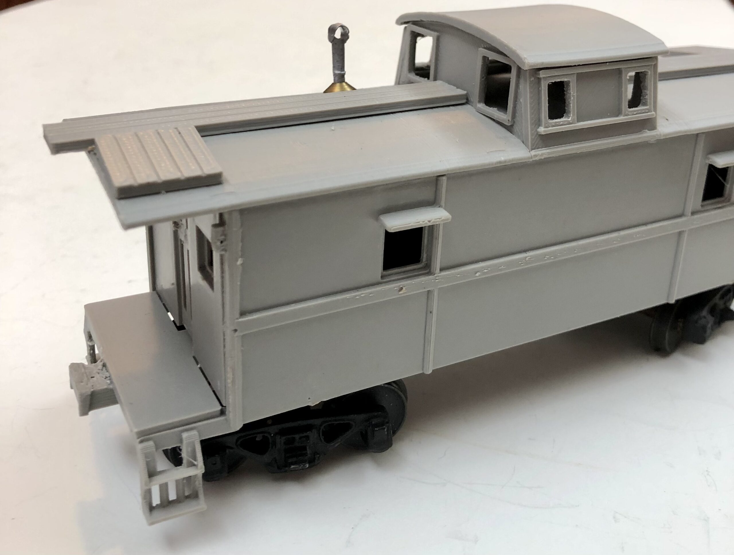 Scale Model Railways Megow 31' 3" C&O Steel Caboose Kit 3D Printed (Minus Trucks) PN#3620ANK - Image 16