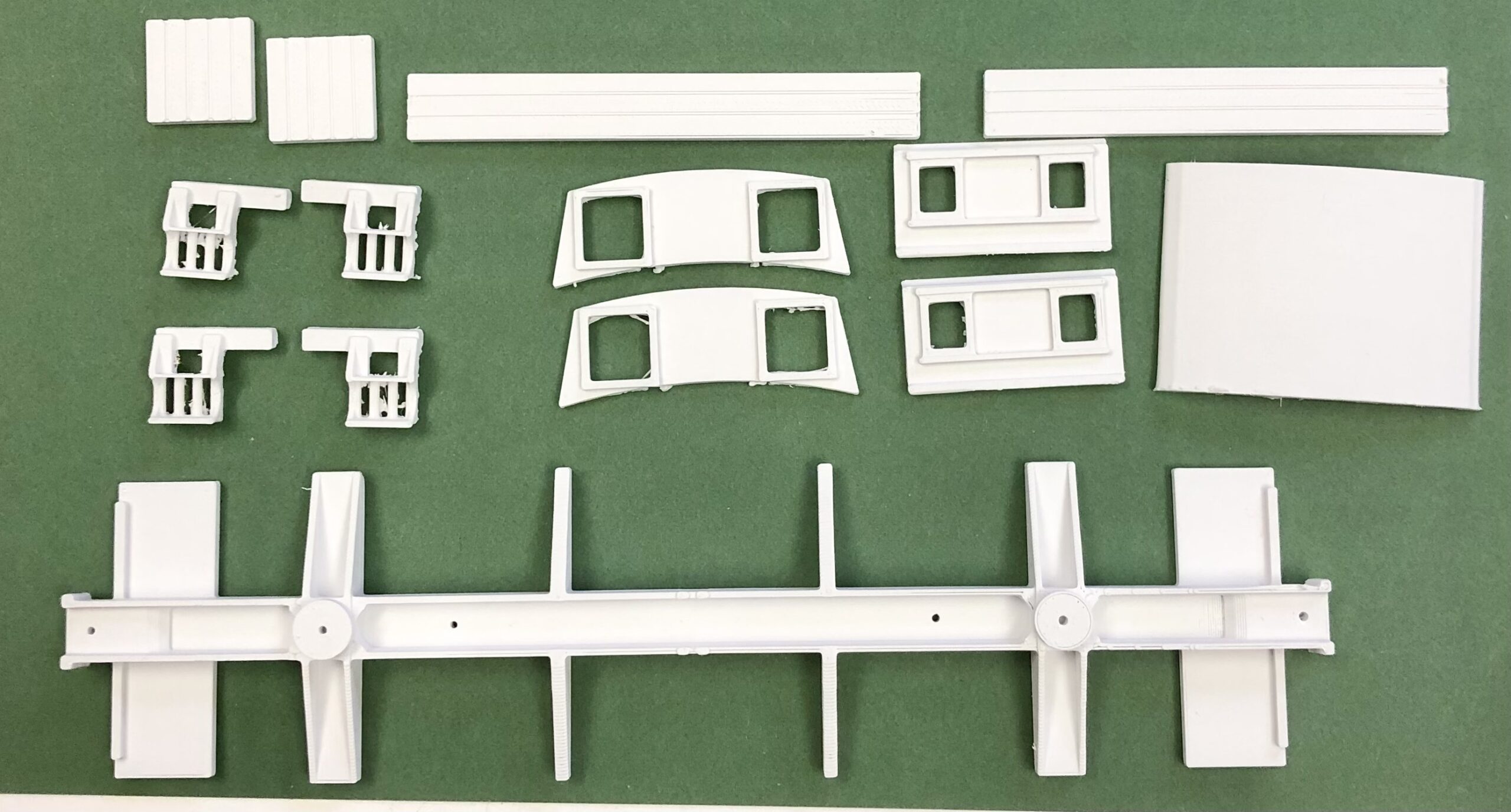 Scale Model Railways Megow 31' 3" C&O Steel Caboose Kit 3D Printed (Minus Trucks) PN#3620ANK - Image 9